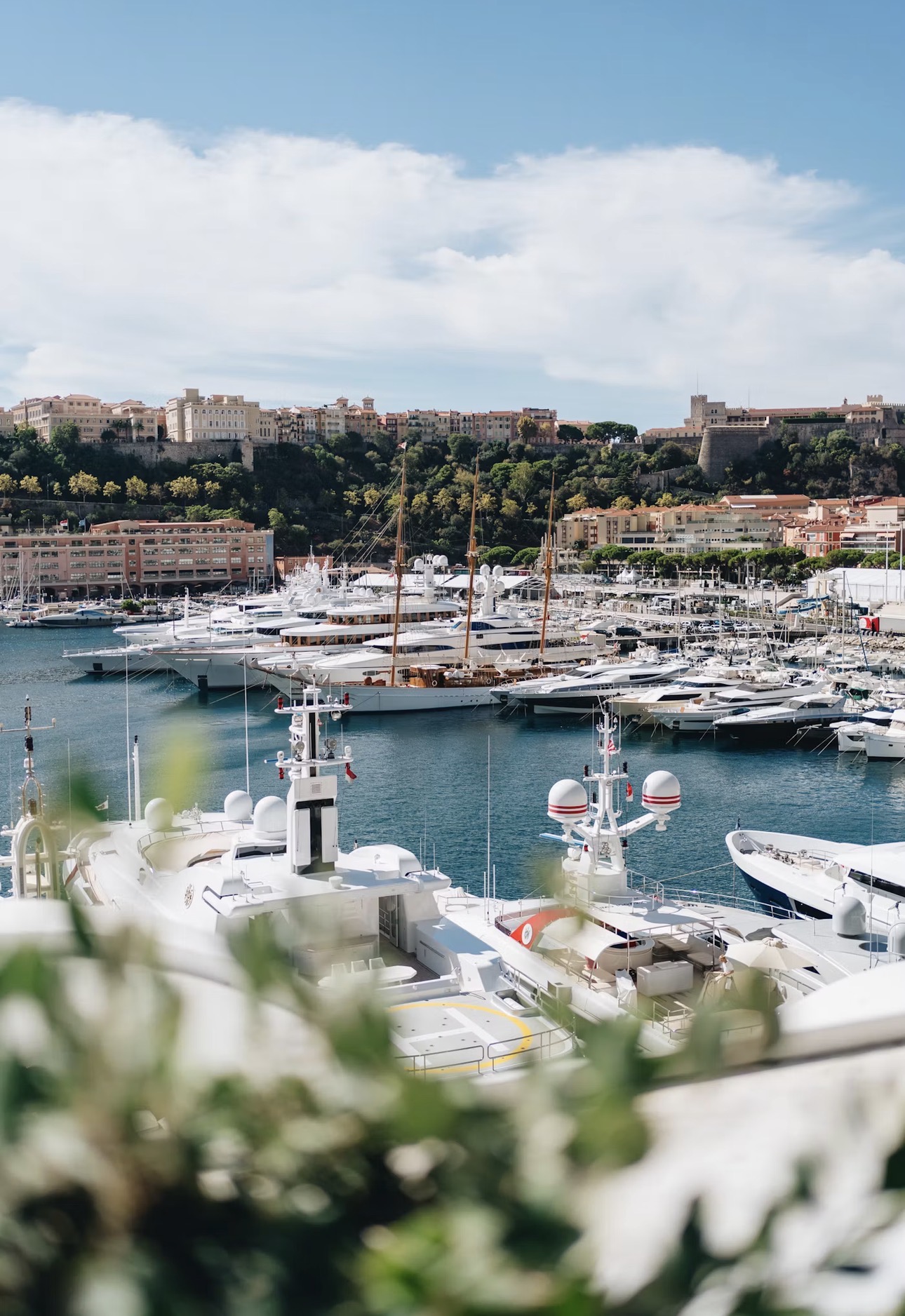 Yachts in Port Hercule Monaco
